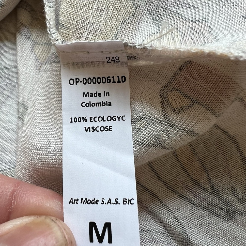 NWT! Maaji  Floral Spring Garden  3/4 Sleeves Short Swim Cover Up‎ Size M - Picture 7 of 10